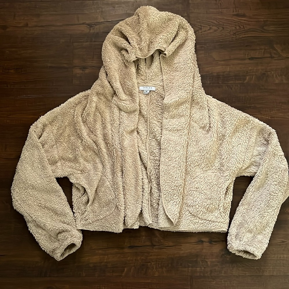 Cropped Teddy Jacket